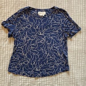 Anthropologie bunny rabbit top
